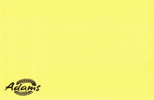 Adams-23: 1Up Yellow ‘Blank’ w/ Logo (500 pk) | Bozzutos RTS