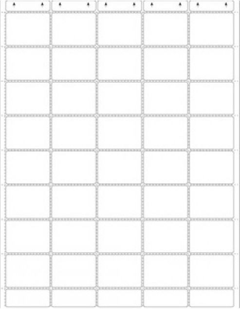BP-00019: 40Up 'Blank' Adhesive Vinyl (500 pk)