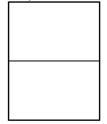 R002050-W: 2Up 'Blank' White Cardstock